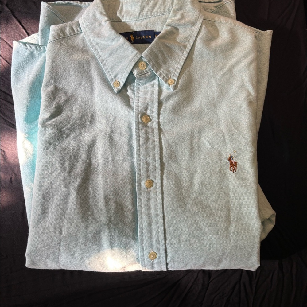 Polo Ralph Lauren Light Blue Casual Button Down Shirt